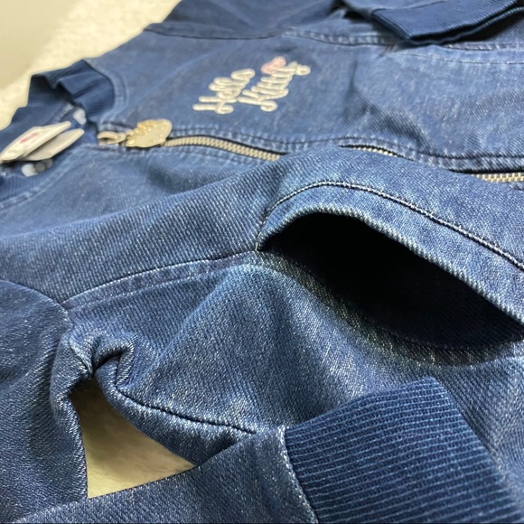 Hello Kitty by Sanrio Kids Jean Jacket sz 4 - Picture 2 of 9